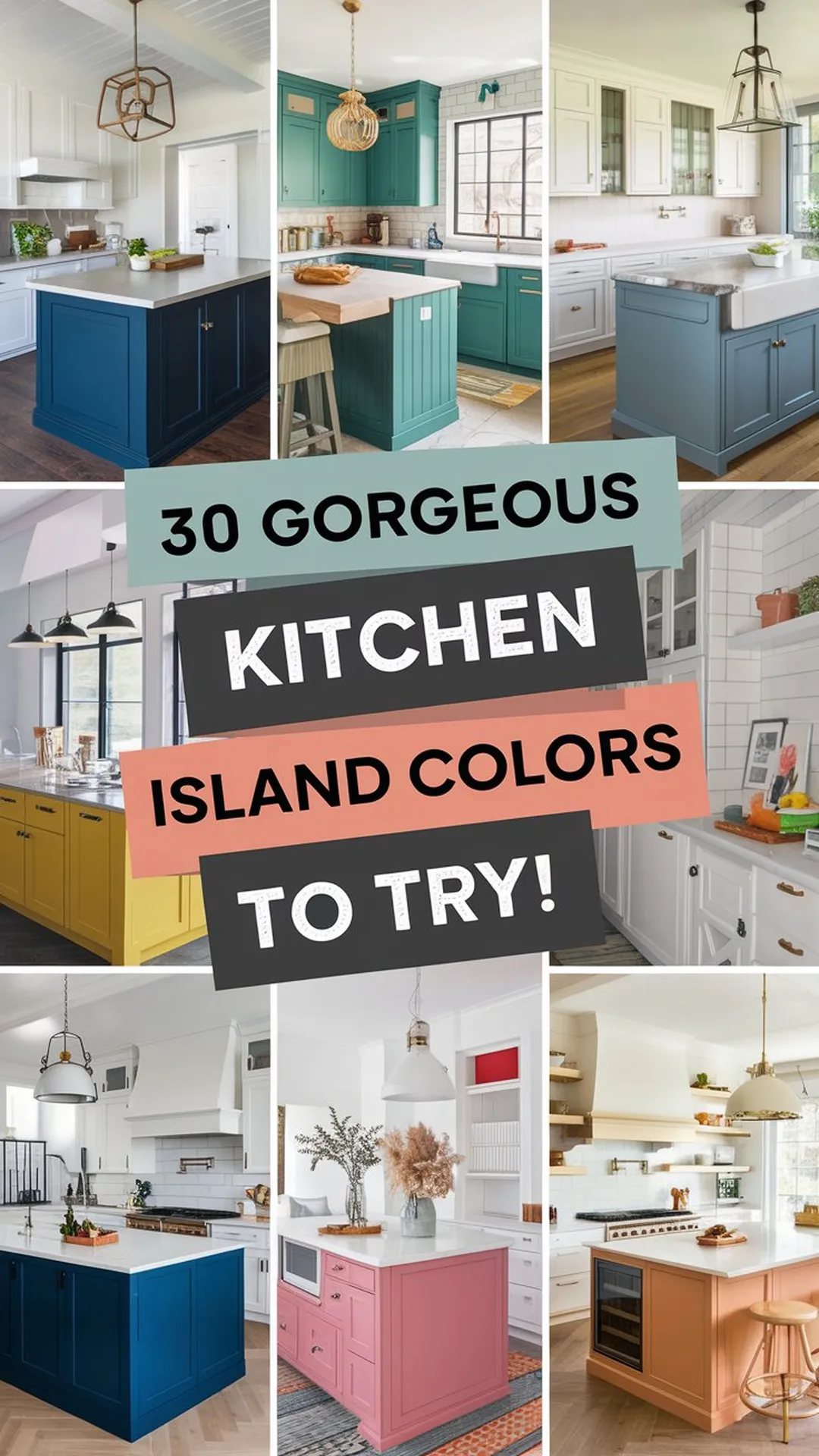 30 Stunning Kitchen Island Colors That Will Elevate Your Space