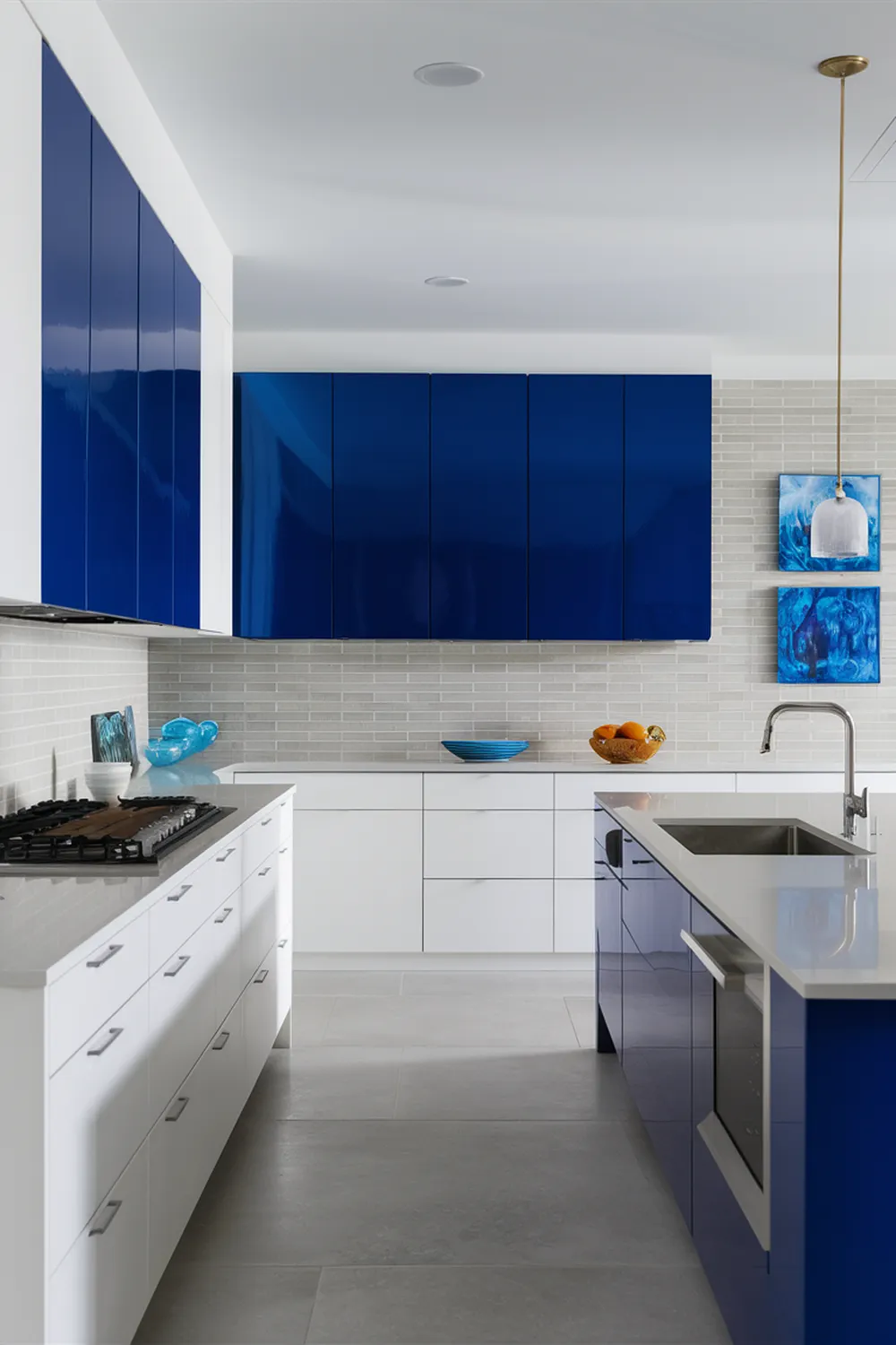 30 Stunning Blue and White Kitchen Cabinet Ideas You’ll Love