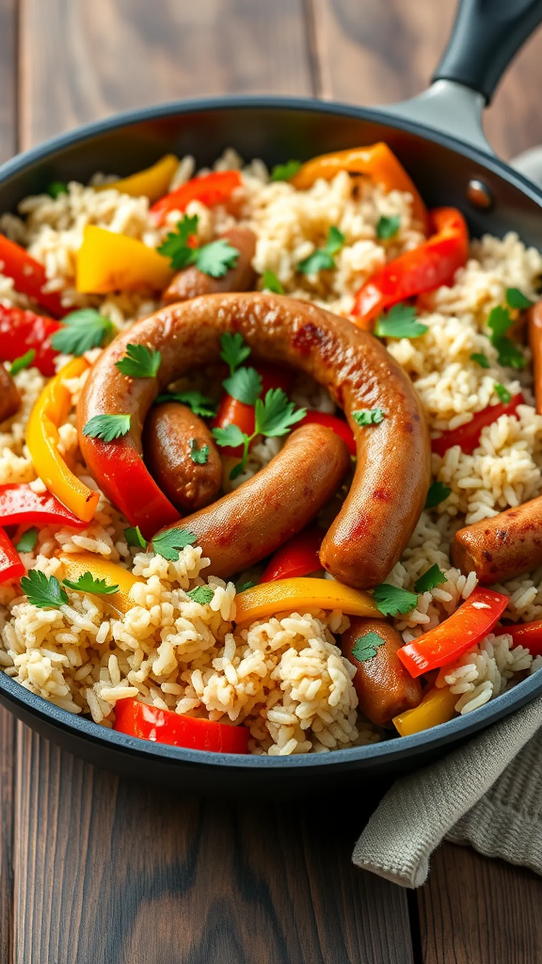 Savory Sausage and Rice Skillet Recipe