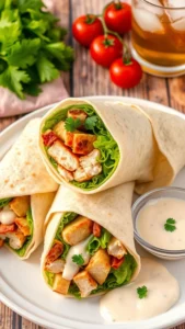 Easy and Tasty Chicken Caesar Wraps