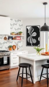 20 Inspiring Modern Black and White Kitchen Ideas for 2025 - The Ivy ...