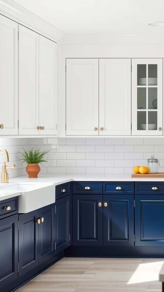 35 Stunning Two-Tone Kitchen Cabinet Color Combinations