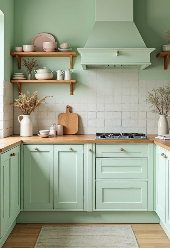 The Ultimate Guide to 2025 Unfitted Kitchen Trends: Timeless Styles - 3. A Palette of Pastels