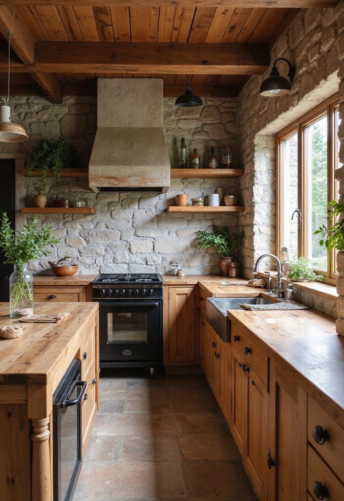 The Ultimate Guide to 2025 Unfitted Kitchen Trends: Timeless Styles - 4. Natural Materials Take Center Stage