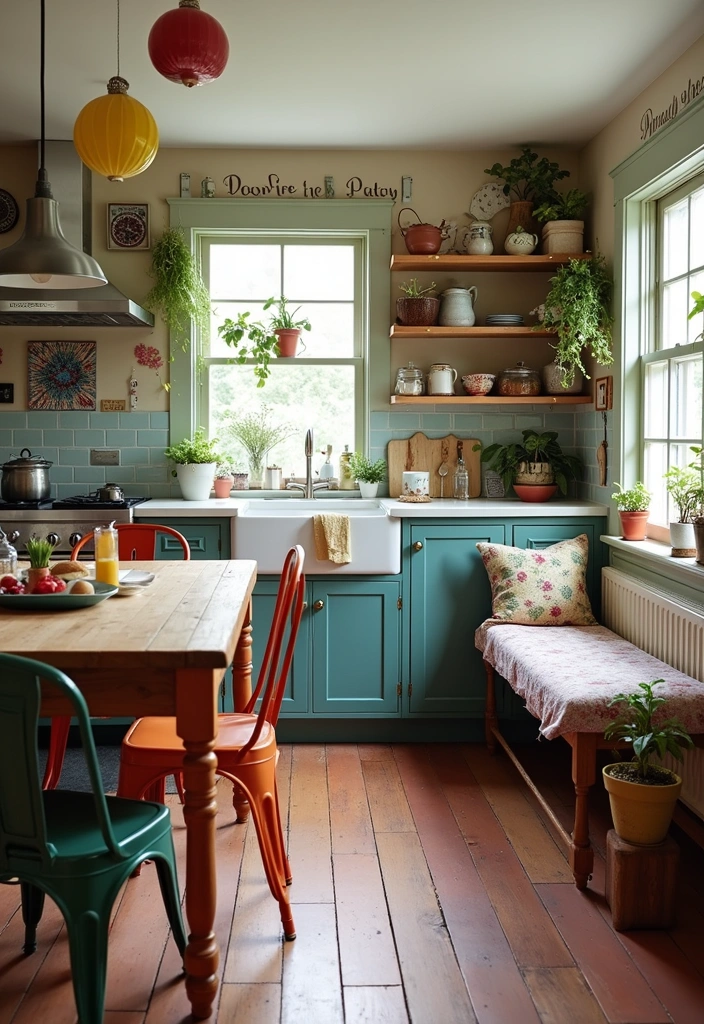 The Ultimate Guide to 2025 Unfitted Kitchen Trends: Timeless Styles - 1. Eclectic Furniture Mix