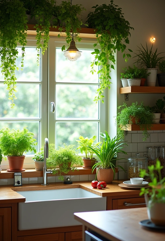 The Ultimate Guide to 2025 Unfitted Kitchen Trends: Timeless Styles - 7. Botanical Accents