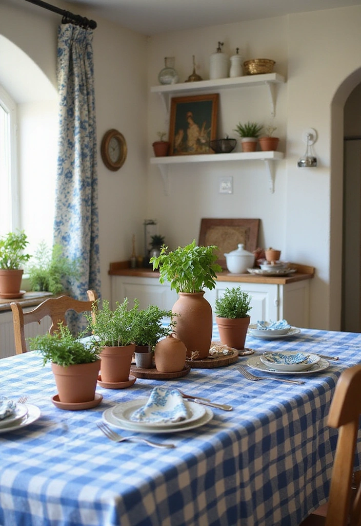 20 Trendy Kitchen Table Decor Styles You’ll Wish You Knew Sooner! - 8. Mediterranean Escape