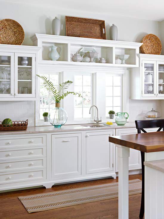 22 Style Tips for Decorating the Space Above Kitchen Cabinets Like a Pro (Don't Miss #11!) - 1. Embrace Minimalism