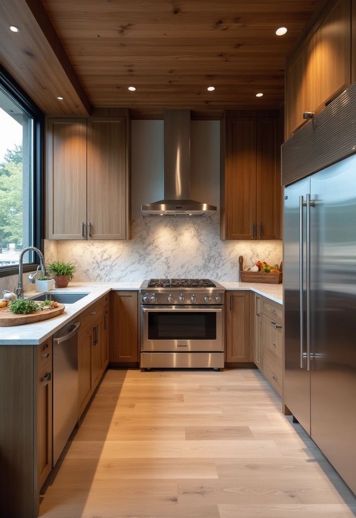 The Complete Guide to Kitchen Countertop Materials: Combining Durability and Aesthetics - Stainless Steel: Sleek and Modern