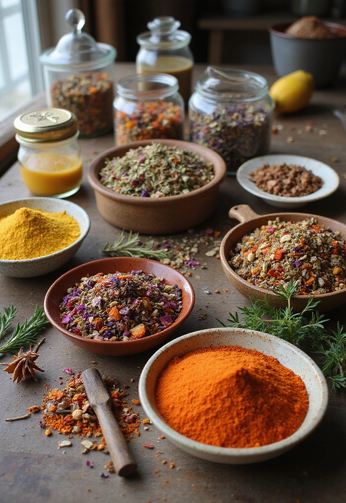 20 Apothecary Aesthetic Kitchen Ideas That'll Transform Your Cooking Space! - 6. Colorful Potpourri