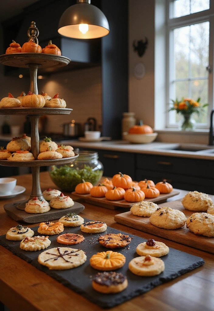 20 Family-Friendly Halloween Kitchen Decor Ideas for a Spooktacular Celebration! - 11. Creative Snack Displays