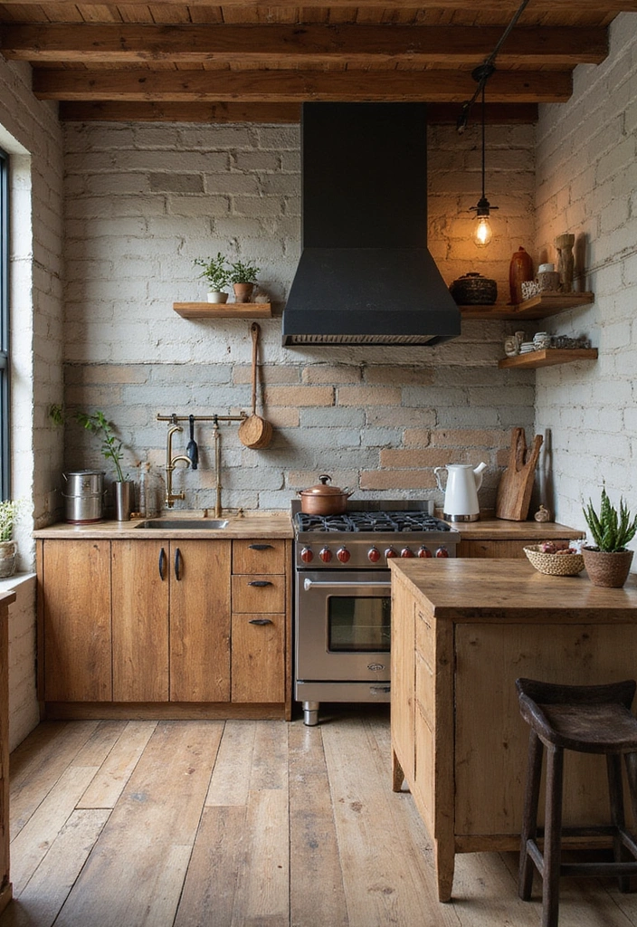 20 Functional Kitchen Layouts for Small Spaces You Need to See! - 17. Textured Layers
