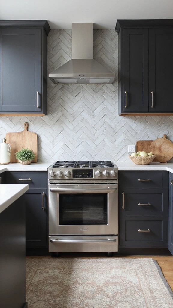 15 Elegant Neutral Kitchen Backsplashes That'll Make You Rethink Your Design! - 2. Soft Gray Subway Tiles