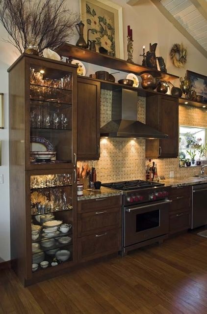 22 Style Tips for Decorating the Space Above Kitchen Cabinets Like a Pro (Don't Miss #11!) - 16. Use Vintage Jars