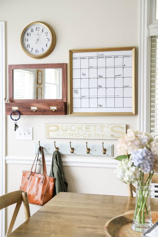 22 Chic Kitchen Command Center Designs for a Modern and Sleek Look! - 9. Space-Saving Corner Command Center