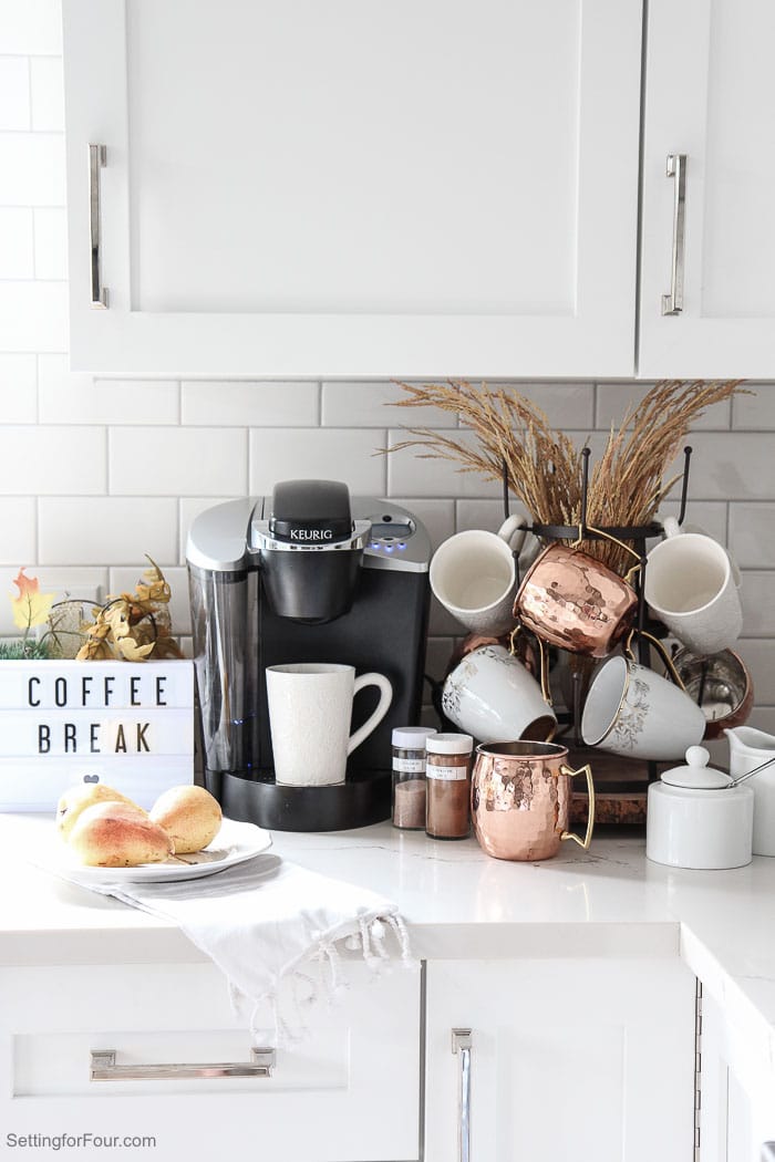 22 Coffee Bar Ideas for Your Kitchen Counter That'll Make Every Sip Feel Special! - Coffee Bar with a View