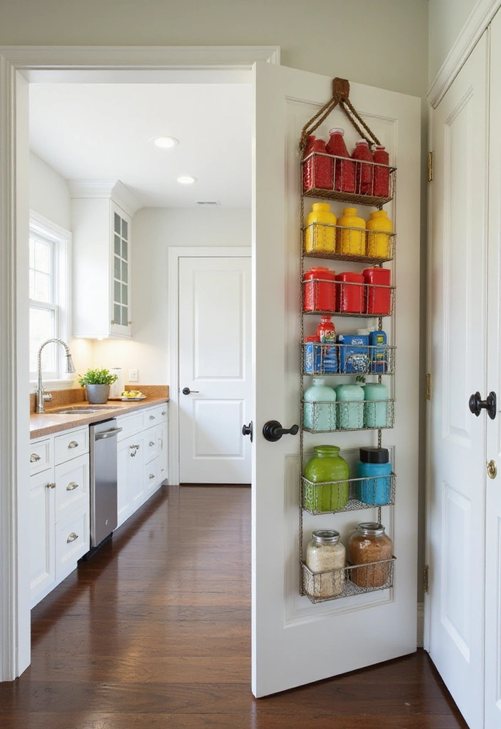 20 Smart Modern Kitchen Storage Ideas You’ll Wish You Knew Sooner! - 9. Over-the-Door Organizers