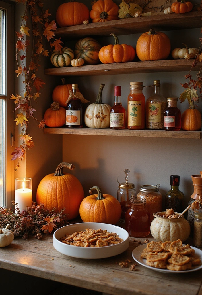 20 Family-Friendly Halloween Kitchen Decor Ideas for a Spooktacular Celebration! - 1. Pumpkin Spice Everything