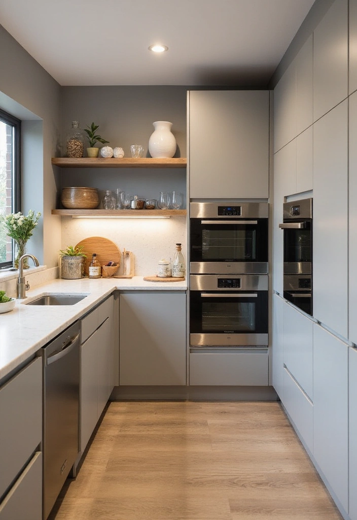 20 Sleek Kitchens with Built-In Appliances That Blend Beautifully - 20. Space-Saving Solutions