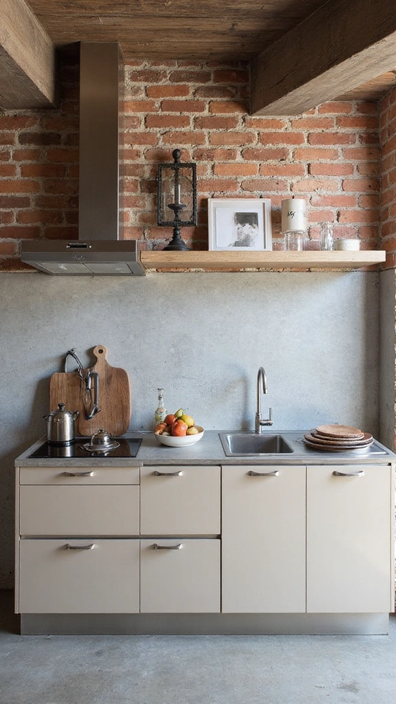 20 Modern Kitchen Ideas in Neutral Colors That Feel Effortlessly Elegant! - 8. Industrial Meets Modern