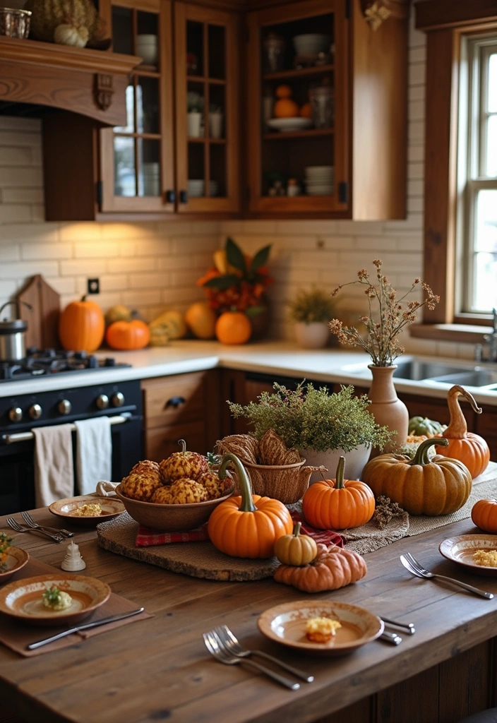 25 Stunning Fall Kitchen Decor Ideas That Will Make You Fall in Love with Autumn! - 17. Gather Signage