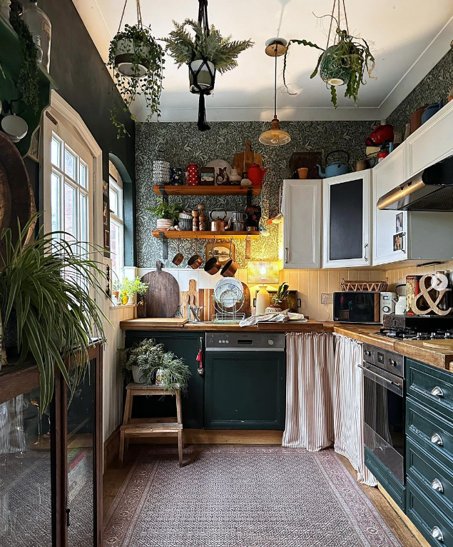 22 Style Tips for Decorating the Space Above Kitchen Cabinets Like a Pro (Don't Miss #11!) - 2. Add Greenery
