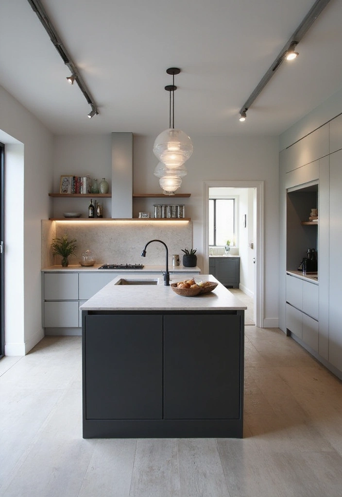 20 Stunning Modern Kitchen Islands That Prove Function Can Be Beautiful! - 19. The Luxury Minimalism