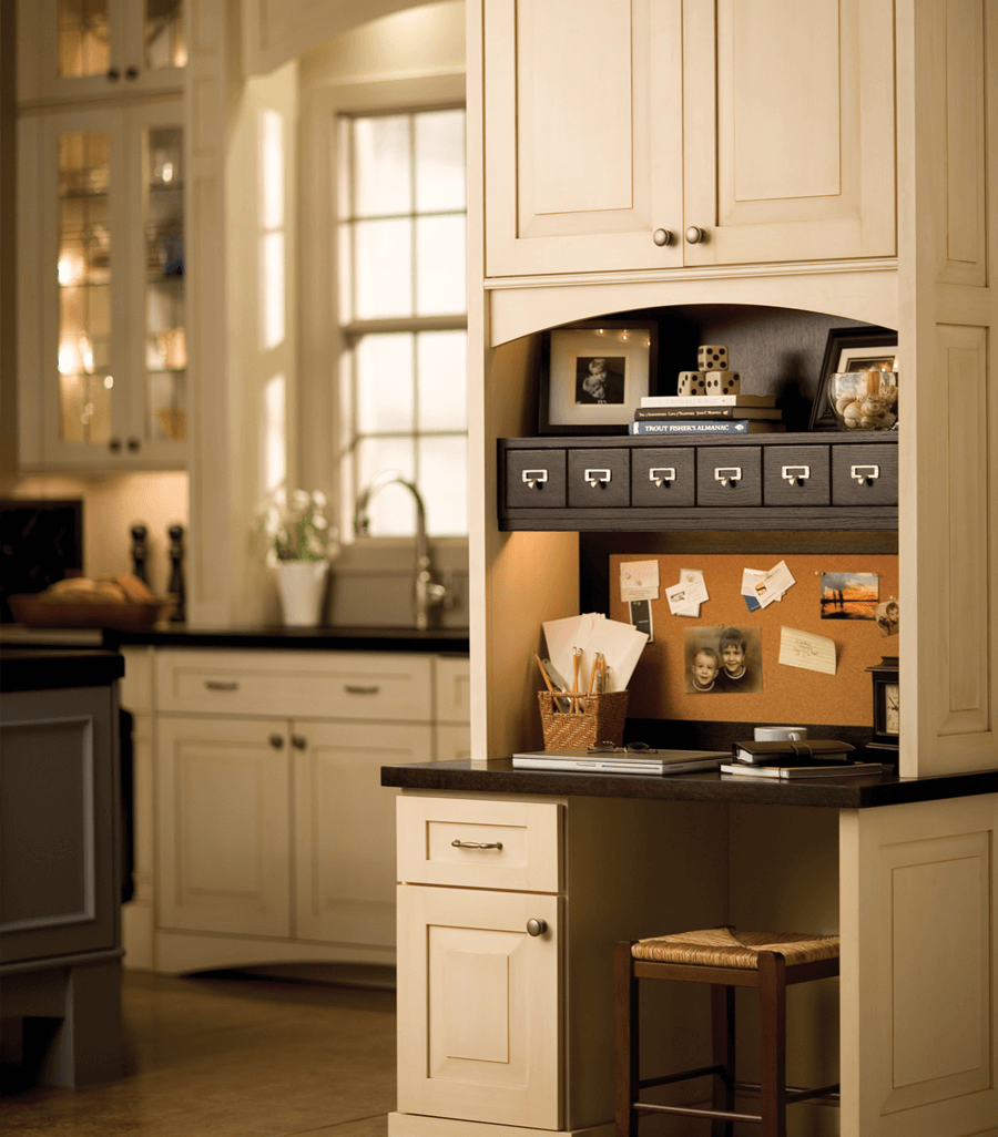 22 Chic Kitchen Command Center Designs for a Modern and Sleek Look! - 10. Bright & Cheerful Command Corner