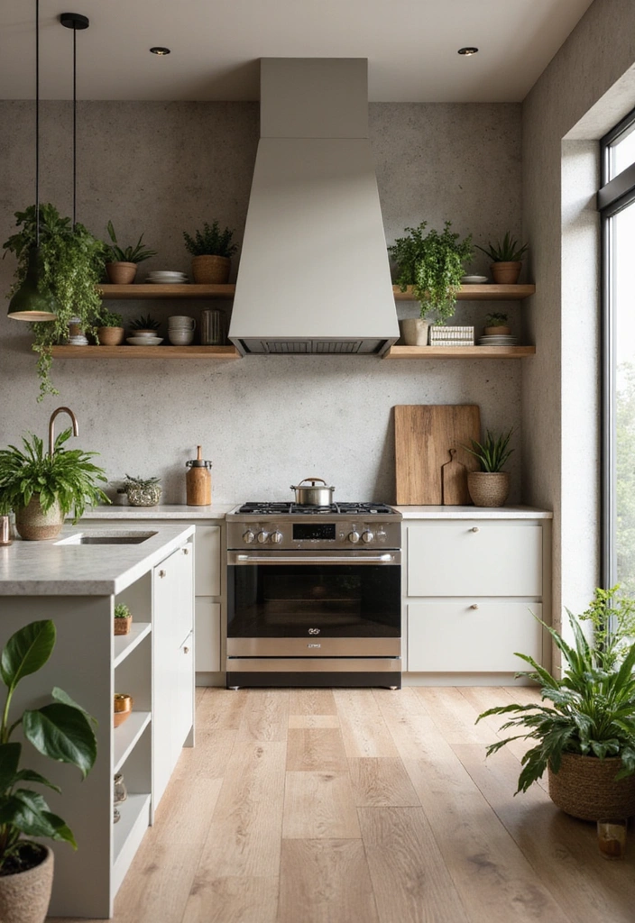 20 Sleek Kitchens with Built-In Appliances That Blend Beautifully - 11. Eco-Friendly Elegance