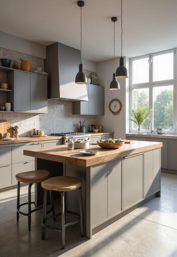 20 Stunning Modern Kitchen Islands That Prove Function Can Be Beautiful! - 20. The Transformative Adjustable Island
