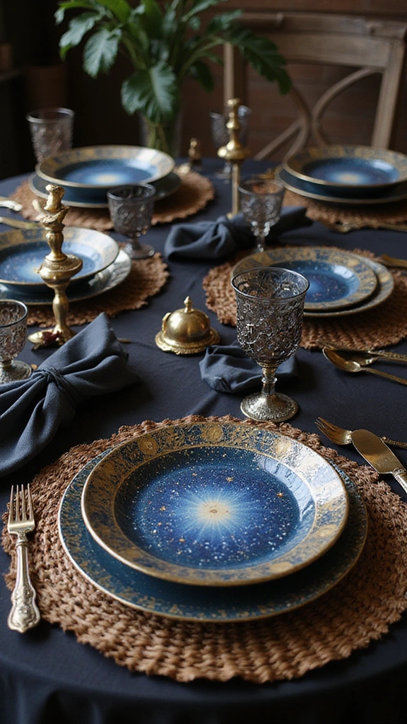 15 Enchanting Witchy Kitchen Ideas That Will Make You Feel Like a Spellcaster! - 9. Enchanted Tableware: Dining Like a Spellcaster