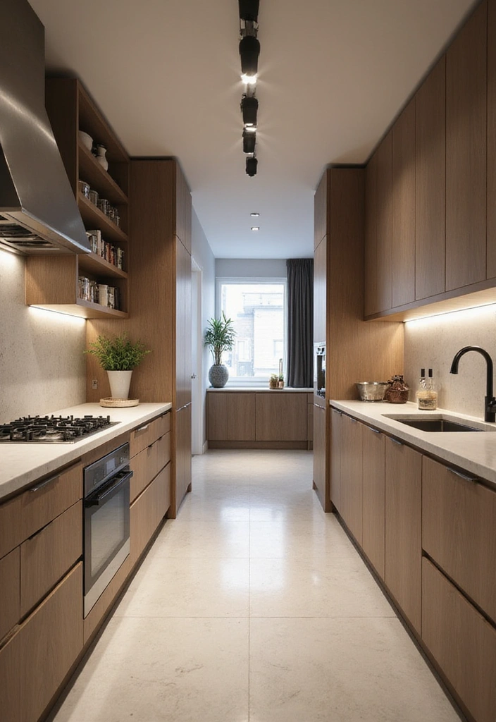 22 Innovative Small Kitchen Layouts That Will Maximize Your Cooking Area! (#11 Is a Must-See!) - 2. Galley Kitchen Greatness
