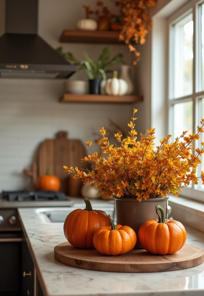 29 Trendy Kitchen Counter Styling Ideas You Can Steal Right Now! - 8. Seasonal Decor for a Dynamic Look