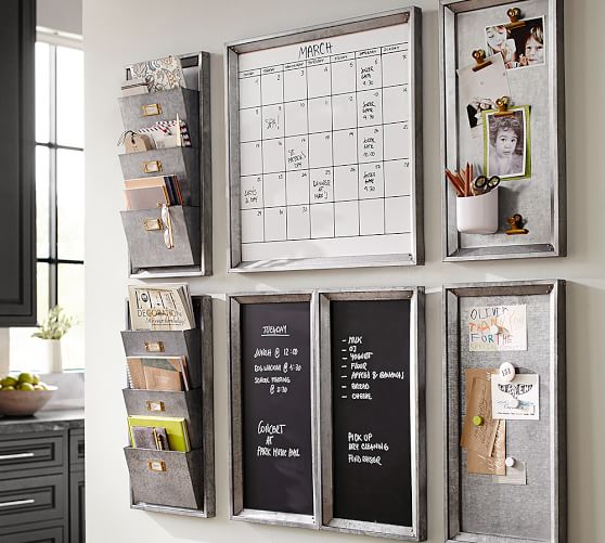 22 Chic Kitchen Command Center Designs for a Modern and Sleek Look! - 5. Functional Family Calendar Corner