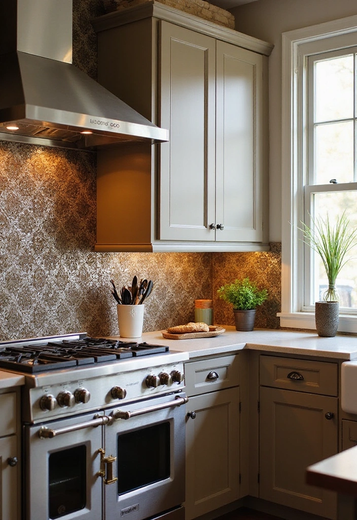 20 Eye-Catching Modern Kitchen Backsplashes to Inspire Your Remodel - 9. Tin Tiles