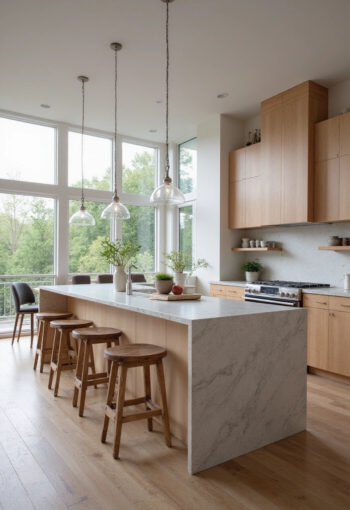 20 Stunning Modern Kitchen Islands That Prove Function Can Be Beautiful! - 12. The L-Shaped Island