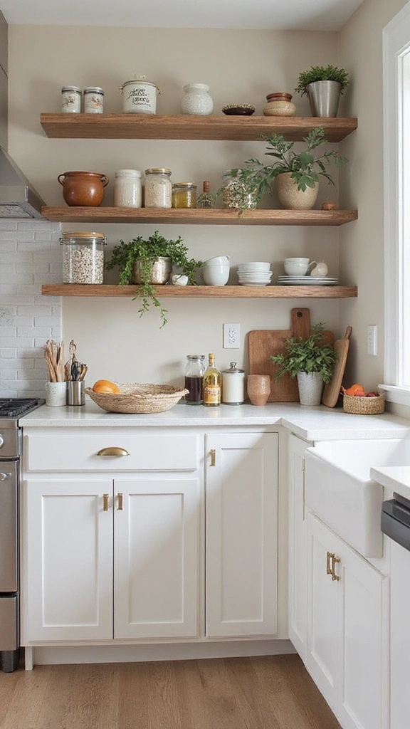 20 Modern Kitchen Ideas in Neutral Colors That Feel Effortlessly Elegant! - 14. Chic and Functional Storage Solutions