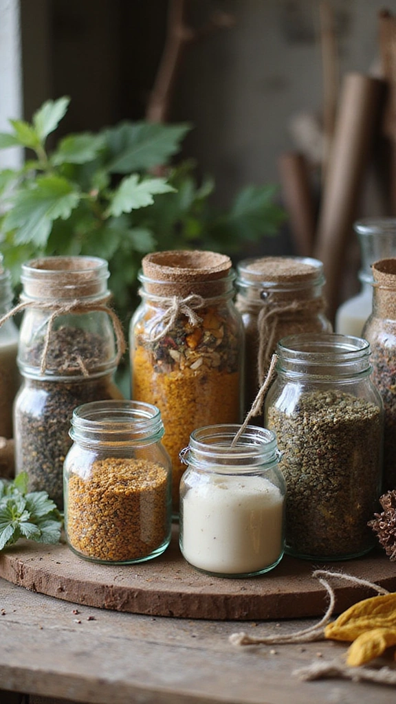 15 Enchanting Witchy Kitchen Ideas That Will Make You Feel Like a Spellcaster! - 6. Spell Jar Decor: Enchant Your Space
