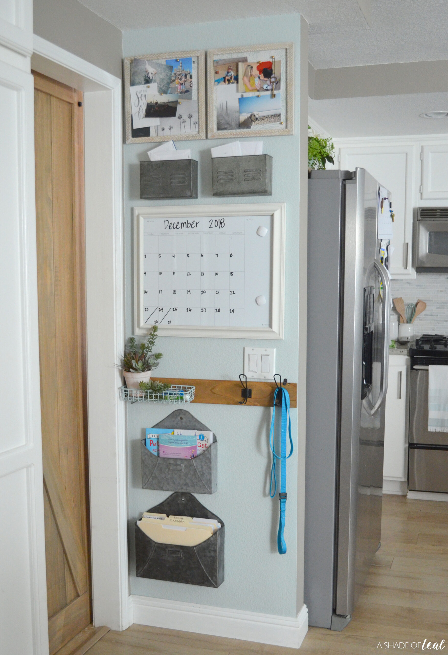 22 Chic Kitchen Command Center Designs for a Modern and Sleek Look! - 7. Rustic Charm Command Center
