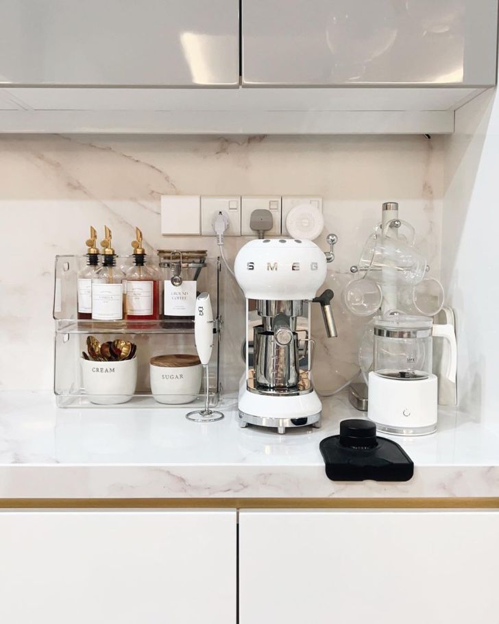 22 Coffee Bar Ideas for Your Kitchen Counter That'll Make Every Sip Feel Special! - A Touch of Nature in Your Coffee Bar