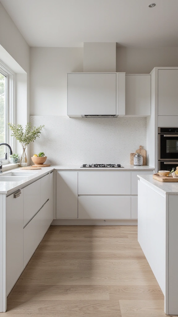 20 Beautiful Modern Minimalist Kitchen Ideas for a Clutter-Free Look - 20. Enduring Simple Elegance
