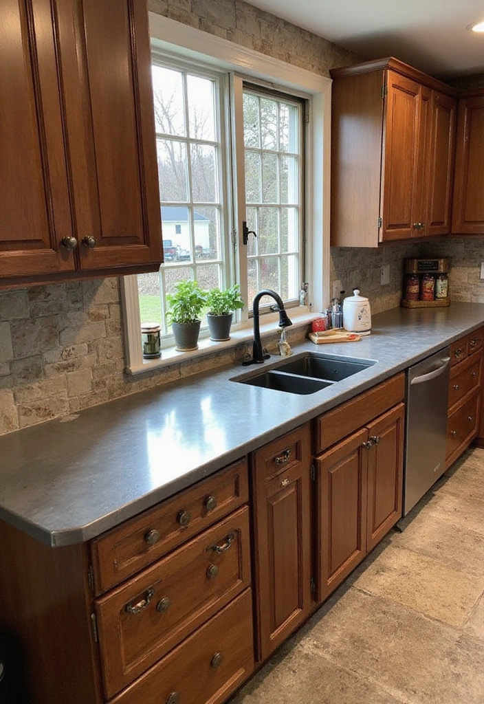 The Complete Guide to Kitchen Countertop Materials: Combining Durability and Aesthetics - Zinc: The New Trendsetter