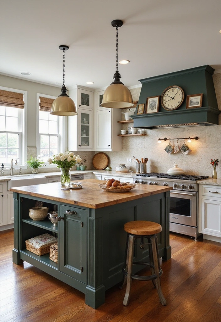 25 Stunning Rustic Farmhouse Kitchen Islands You’ll Wish You Had! - 22. Incorporate Family Memories