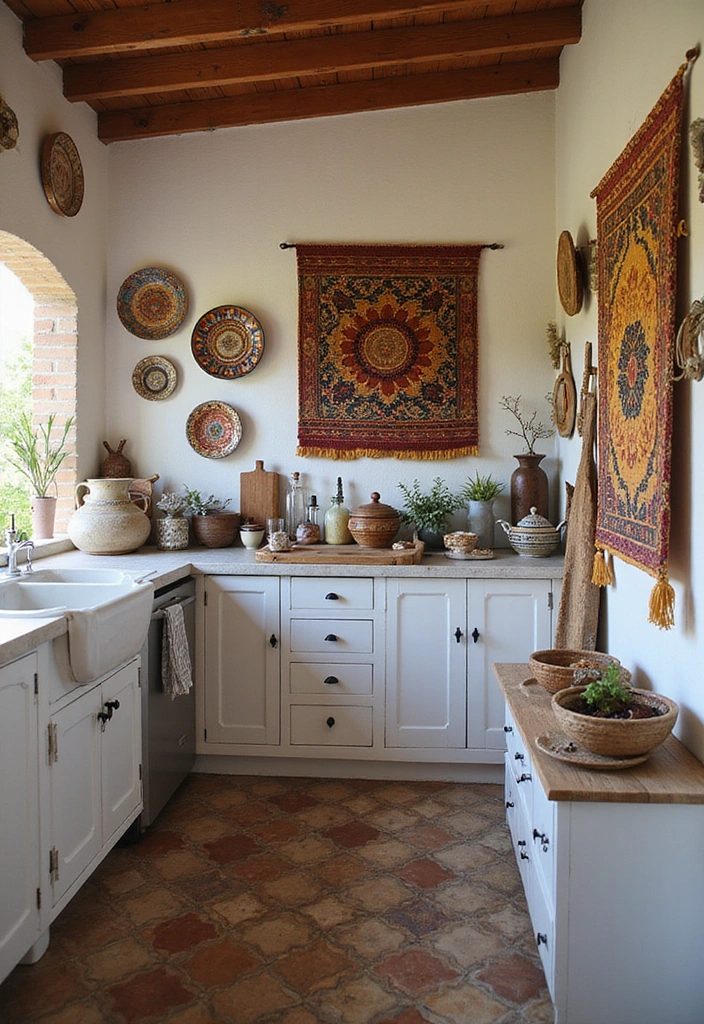 20 Unique Mexican Kitchen Decor Ideas That Will Make You Feel Like You're in Tulum! - 17. Local Artwork and Crafts