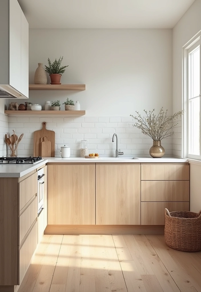 22 Innovative Small Kitchen Layouts That Will Maximize Your Cooking Area! (#11 Is a Must-See!) - 11. Scandinavian Style: Simple Yet Elegant