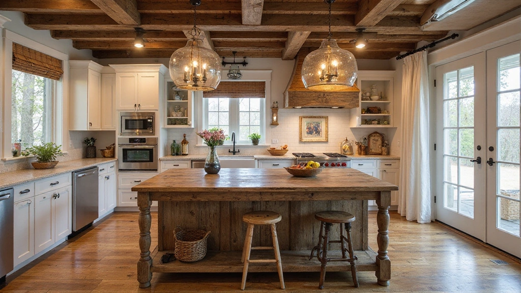 25 Stunning Rustic Farmhouse Kitchen Islands You’ll Wish You Had!