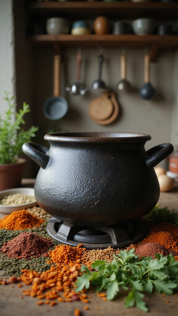15 Enchanting Witchy Kitchen Ideas That Will Make You Feel Like a Spellcaster! - 2. Cauldron-Style Cookware: Brew Up Some Magic