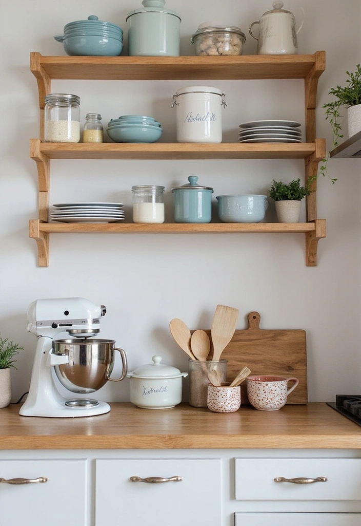 29 Trendy Kitchen Counter Styling Ideas You Can Steal Right Now! - 22. Create a Functional Baking Station
