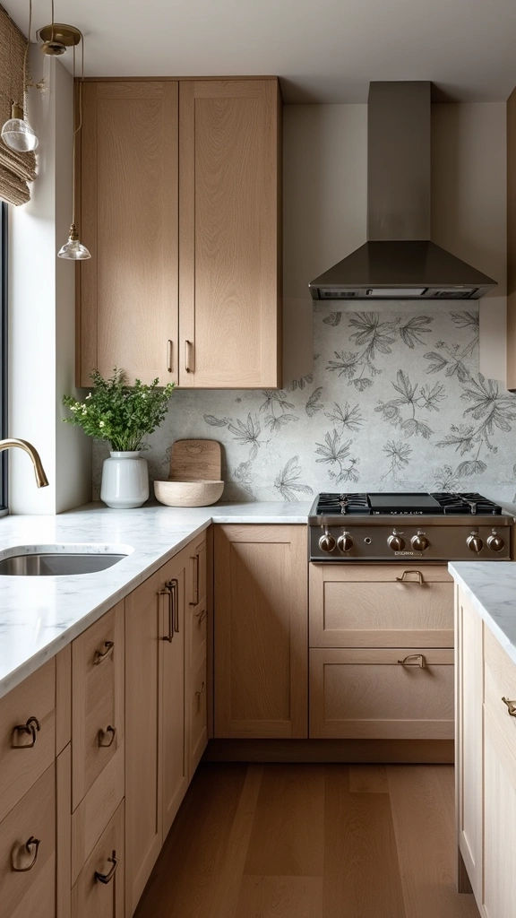 20 Modern Kitchen Ideas in Neutral Colors That Feel Effortlessly Elegant! - 4. Textured Finishes for Depth