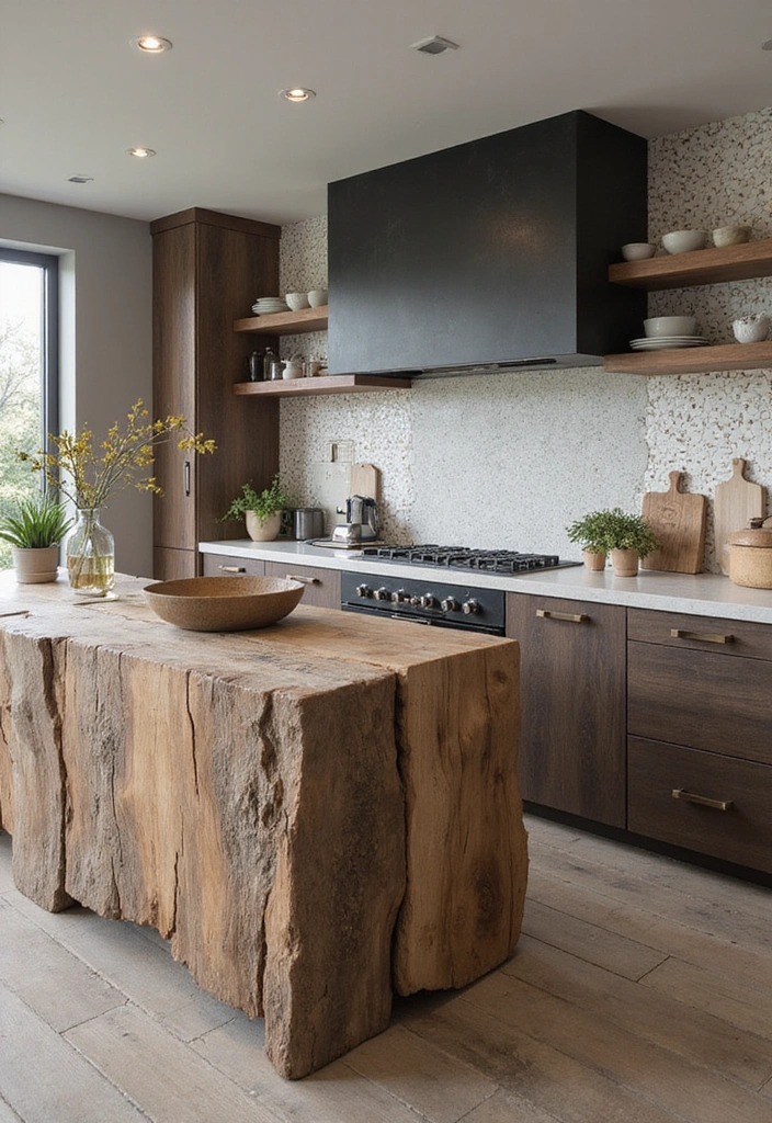 20 Stunning Modern Kitchen Islands That Prove Function Can Be Beautiful! - 13. The Textured Touch
